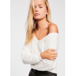 Free People Princess V-Neck Sweater